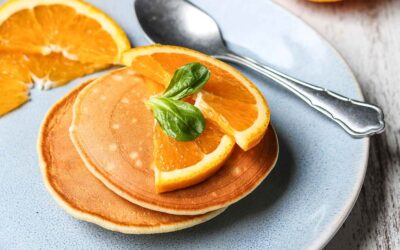 Protein Orange- & Joghurt-Pancakes